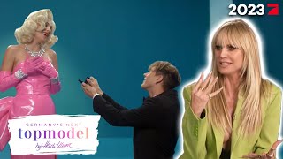 Große Überraschung beim Shooting mit den ELEVATOR Boys  GNTM 2023  ProSieben [upl. by Sandell981]