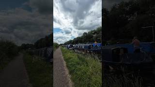 A Boat Approaches The River Trent on the Erewash Canal canals narrowboat derbyshire [upl. by Aicital]