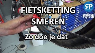 FIETSKETTING SMEREN Zo doe je dat [upl. by Pammi]