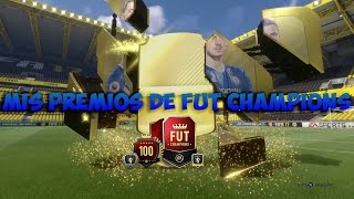 Fifa 17  Mis premios de Fut Champions mensual y semanal  Mostacho y 3 IF in a pack [upl. by Ahseyn369]