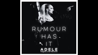 Adele  Rumour Has It Live Studio Version [upl. by Wincer]