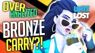 Overwatch Coaching  BRONZE CARRY Widowmaker  BRONZE 1493 SR  OverAnalyzed [upl. by Jarlath]