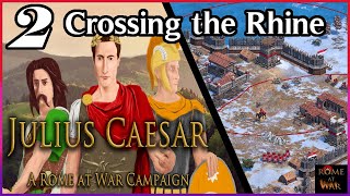 Fighting the German Tribes  AoE2 Rome at War Julius Caesar Campaign Mission 2 Mod Campaign [upl. by Shinberg]