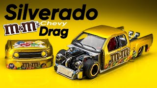 Chevy Silverado V8 Twin Turbo MampM’s Drag Majorette Custom [upl. by Nnaerb]