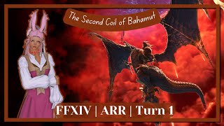 FFXIV  Bahamut Raid  Lv 50  The Second Coil of Bahamut Turn 1 [upl. by Judah]