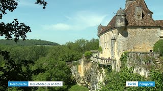 Découverte des châteaux dAucors et de Beaurecueil à MareuilenPérigord [upl. by Brunelle]