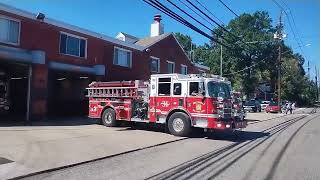 Beltsville volunteer fire department engine 831 back at station [upl. by Finbur]