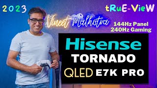 Je Teste une TV QLED 55” 4K à 499€ Hisense 55E7HQ [upl. by Intisar]