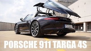 ENG Porsche 911 991 Targa 4S  Test Drive and Review [upl. by Fleurette]