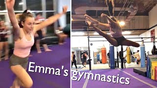 Emma Chamberlain doing Gymnastics [upl. by Grey]