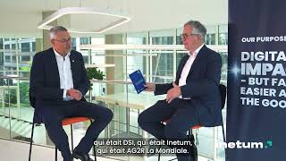 fr Inetum et AG2R La Mondiale  interview de Stéphane Lapierre et Cédric Fernandez [upl. by Shulock]