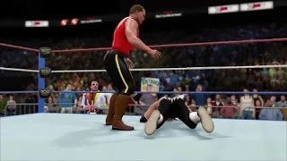 Bret Hart vs The Mountie  IC Title Match  WWF Prime Time Wrestling Jan 1992 WWE 2K16 Universe [upl. by Ahsilad]