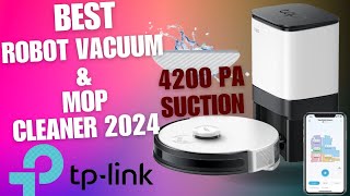 Best Robot Vacuum Cleaner 2024  TPLink Vacuum amp Mop Cleaner 4200Pa Suction [upl. by Aztinad]