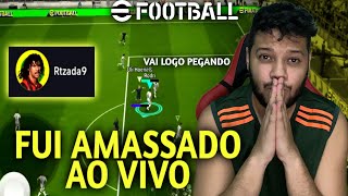 FUI AMASSADO por um INSCRITO AO VIVO no Efootball Mobile [upl. by Yila]