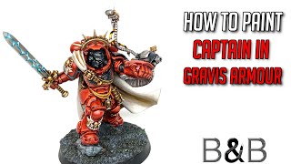 How to paint a Primaris Captain in Gravis Armour [upl. by Mohun]