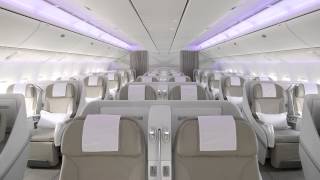 SAUDIA Boeing 777300 ER new cabin [upl. by Nerb625]