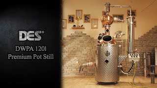 DES® Gin Distillation Still DWPA 120 L [upl. by Chandler]