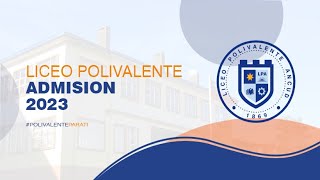 Liceo Polivalente de Ancud  Admisión 2023 [upl. by Nekcarb873]