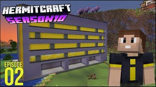 The Cyberpunk City Begins  Hermitcraft 10  Ep 02 [upl. by Derte]