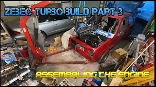 Zetec Turbo Build Part 3 Final Assembly of the Decomp plate turbo Zetec [upl. by Heise]