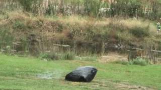 Detonation of Oxyacetylene Mixture in garbage bag [upl. by Reade]