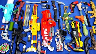 Collecting 7 Sniper Rifles and AK47 Guns Super Machine Gun Air Gun Arrow Gun Water Gun Sword Shotgun [upl. by Imalda]