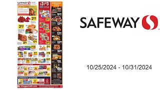 Safeway Weekly Ad US  10252024  10312024 [upl. by Lorenzana414]