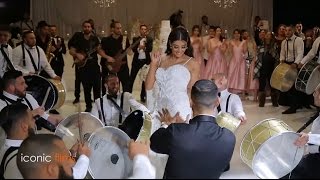 ARAB WEDDING  Bride and Groom grand entry [upl. by Dlorah]