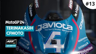 SIMAK SAMPAI SELESAI RACE TERAKHIR BERSAMA CFMOTO ASPAR TEAM  MOTOGP24  EPS 12 [upl. by Marcie]