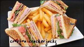 How to Make Club Sandwiches  Club Sandwich Recipe [upl. by Nylanaj]