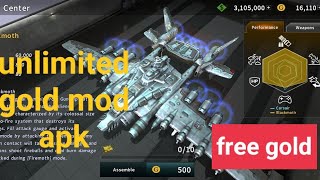 gunship Battle mod APK free gold earn [upl. by Eikceb]