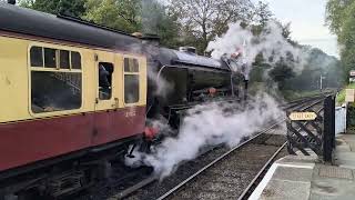 Repton 926 departing Goathland [upl. by Ilak]