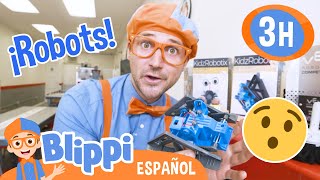 Blippi Conoce a los Robots  Blippi Español  Videos educativos para niños  Aprende y Juega [upl. by Willett]