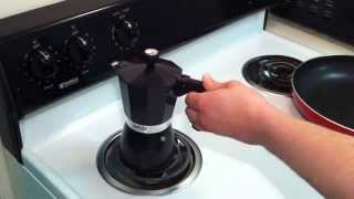 How to Use a Moka PotMacchinettaStoveTop Coffee Percolator [upl. by Aehsat887]