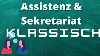 Assistenz und Sekretariat  Prüfungssimulation [upl. by Alesi]