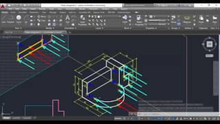 Desenho Técnico no AutoCAD  Vistas Ortogonais  Planos Curvos [upl. by Azil]