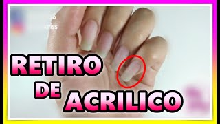 Me retiro las uñas acrílicas con agua si es cierto créeme 😃 [upl. by Ecidnacal875]