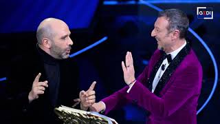 Sanremo 2022 quot Checco Zalone e la sua fiaba quot [upl. by Assetnoc]