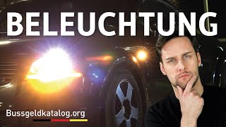 KfzBeleuchtung Wann ist welcher Scheinwerfer zu nutzen 💡  bussgeldkatalogorg [upl. by Anu]