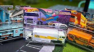 Lamley Preview Hot Wheels Team Transport 2023 Mix 3 with new LBWK Hauler [upl. by Torie]