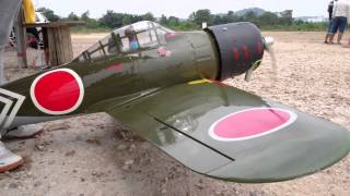 The World Model Mitsubishi A6M Zero 45cc [upl. by Adnek303]