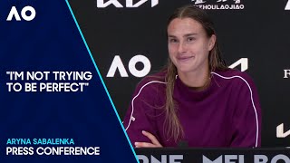 Aryna Sabalenka Press Conference  Australian Open 2024 Third Round [upl. by Orlov191]