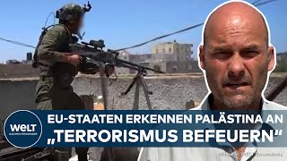 KRIEG IN NAHOST EUStaaten wollen Palästina als Staat anerkennen – Israel reagiert  EILMELDUNG [upl. by Finzer]