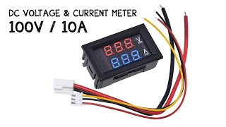 Dual Display Voltage and Current Meter The Easy Way to Measure DC Power [upl. by Assirrak]