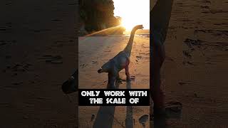 DINOSAUR TOY PHOTOGRAPHY SUNSET TUTORIAL  Papo Brachiosaurus shorts [upl. by Nirag]