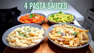 4 DELICIEUSES SAUCES POUR sublimer VOS PÂTES  FOOD IS LOVE [upl. by Noram]