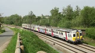 NMBS SNCB  AM73 MR73 Cityrail  Newlook 3  IC 34xx  SchaarbeekBinche  Hennuyères  062024 [upl. by Otinauj]