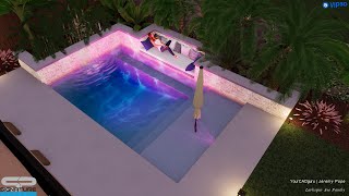 Costa Rican Plunge Pool Layout amp Designs  Elegant  Stylish  Relaxing  Fun  Larkspur Ave Family [upl. by Olodort318]