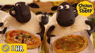 Shaun the Sheep 🐑 The Delicious Take Away Adventure 😋🍕 Full Episodes Compilation 1 hour [upl. by Orvas741]