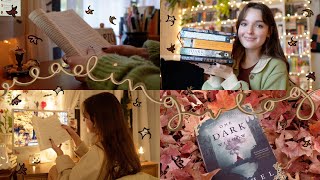 READING VLOG  reading four books cozy fall activities  a 24 hour readathon🍂 [upl. by Lothair]